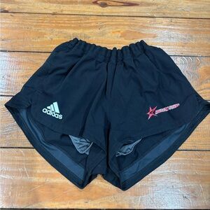 (989) ADIDAS BLACK SHORTS - HOUSTON